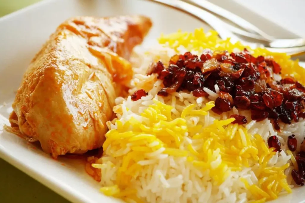 rice with baked chicken